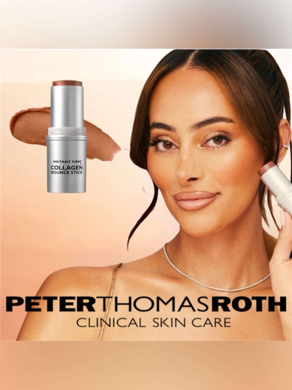 PETER THOMAS ROTH✨ Instant Firmx Collagen Bounce Stick 🌟Bronze Glow | New in Box